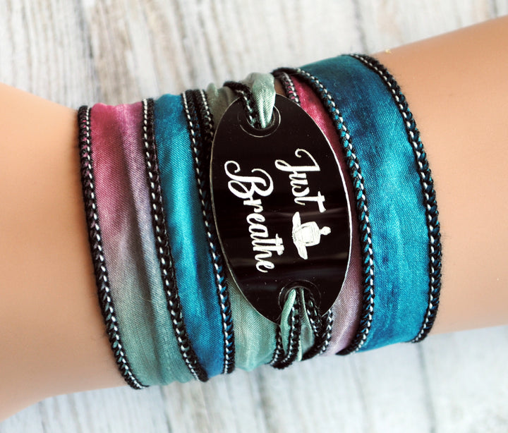 Boho Wrap Just Breathe | Boho Wrap | Mandala Stone