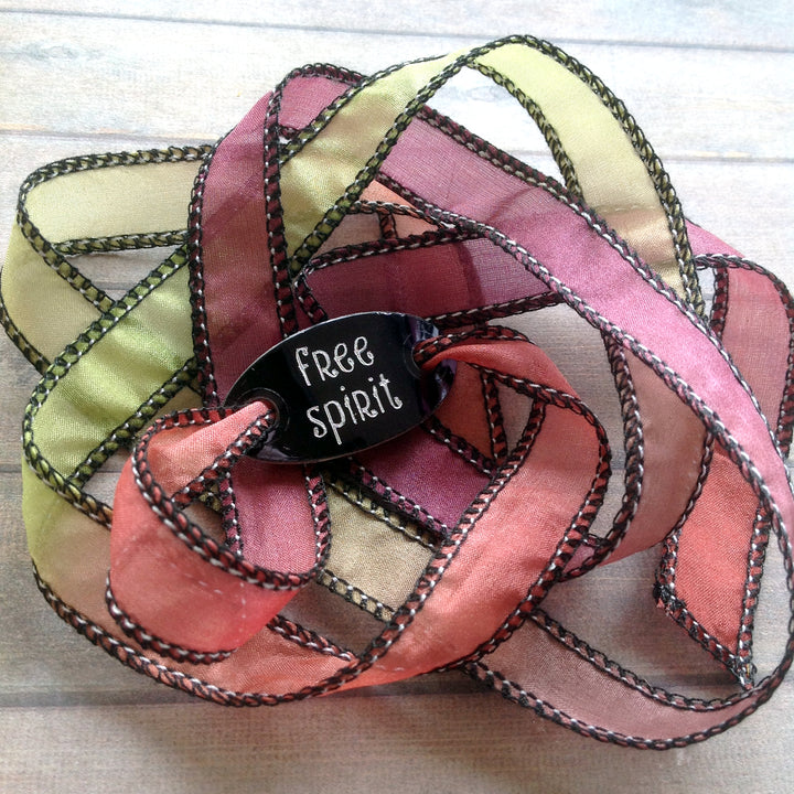 Boho Silk Wrap | Boho Silk Wrap Free Spirit | Mandala Stone