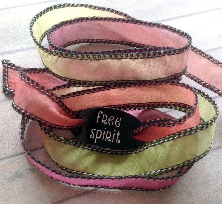 Boho Silk Wrap | Boho Silk Wrap Free Spirit | Mandala Stone