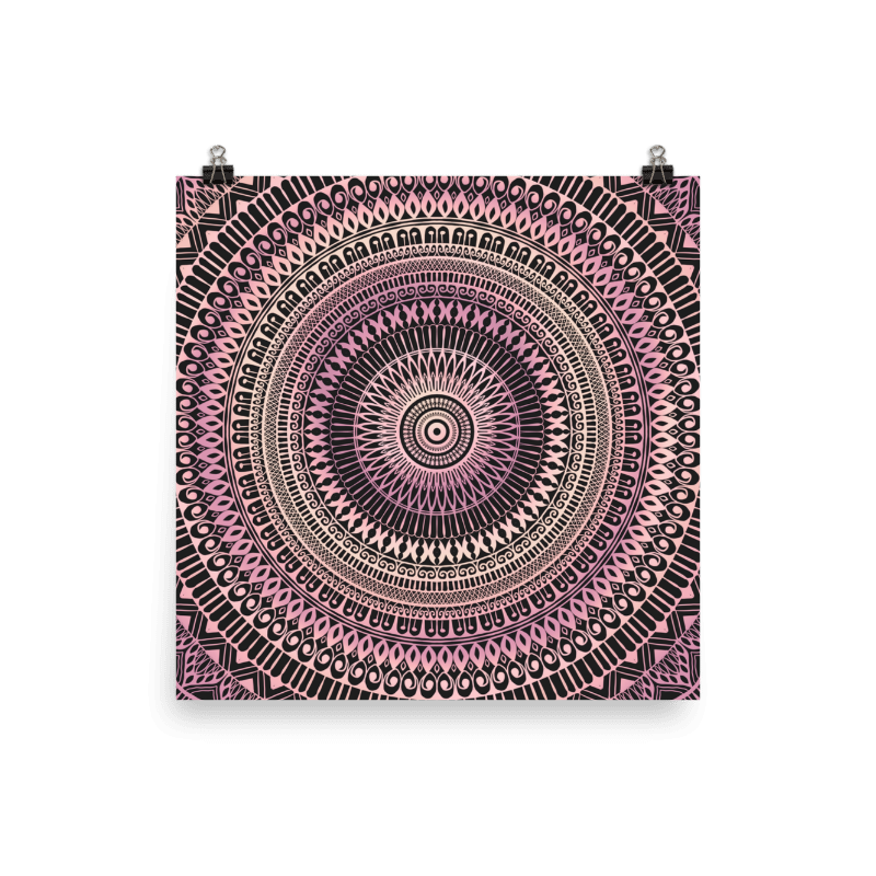 Poster "Graceful Mandala"