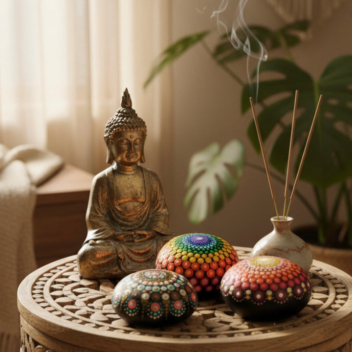 Mandala Steen Chakra