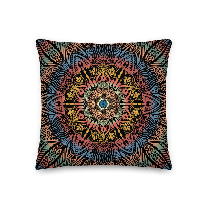 Dynamic Splendor: psychedelische mandala-kussensloop