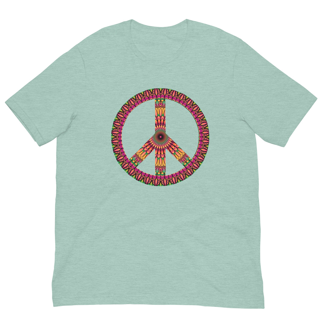T-shirt Mandala Peace Sign