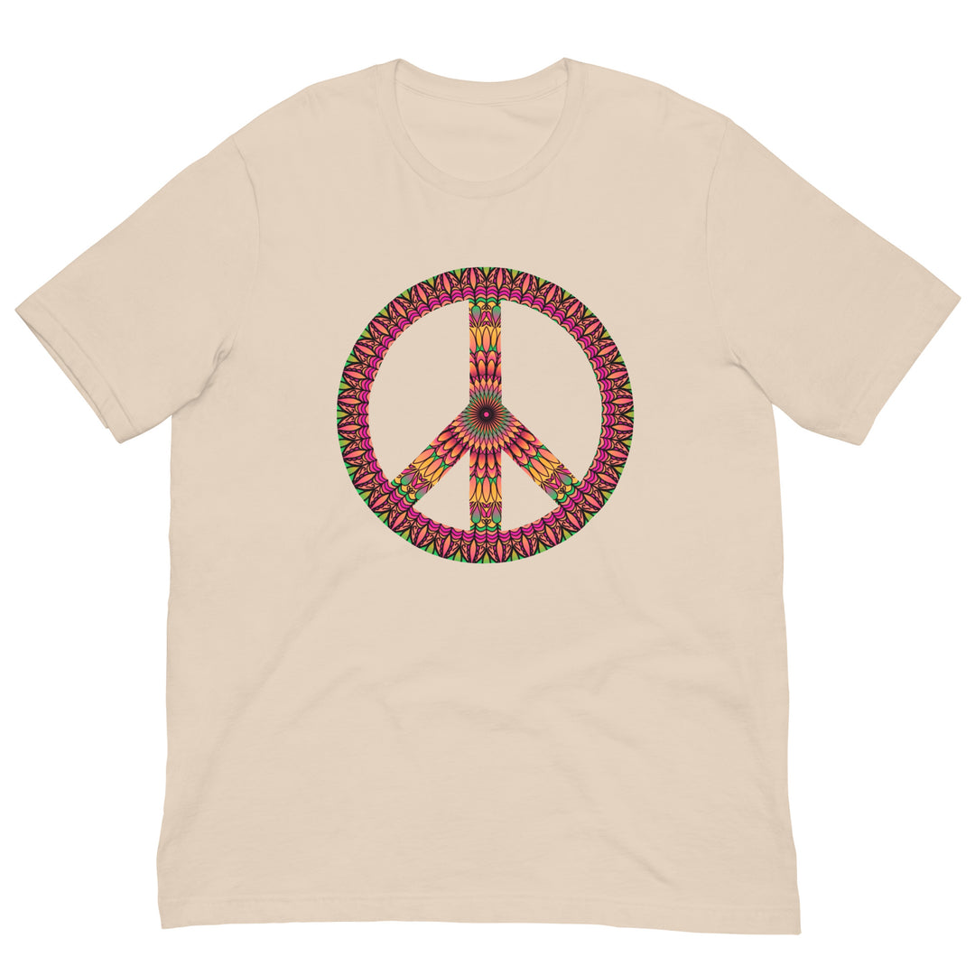 T-shirt Mandala Peace Sign