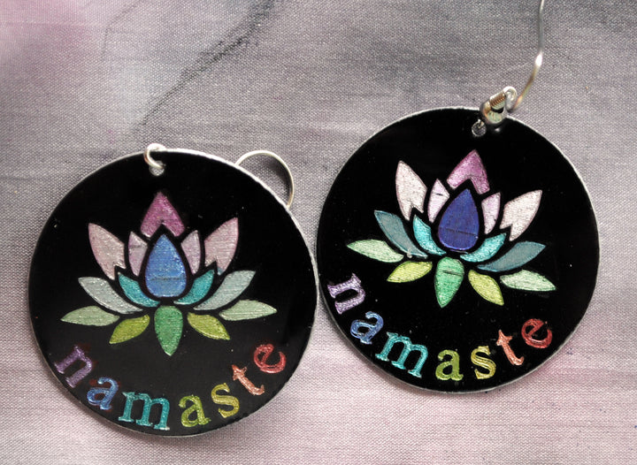 Lotus Namaste Oorbellen