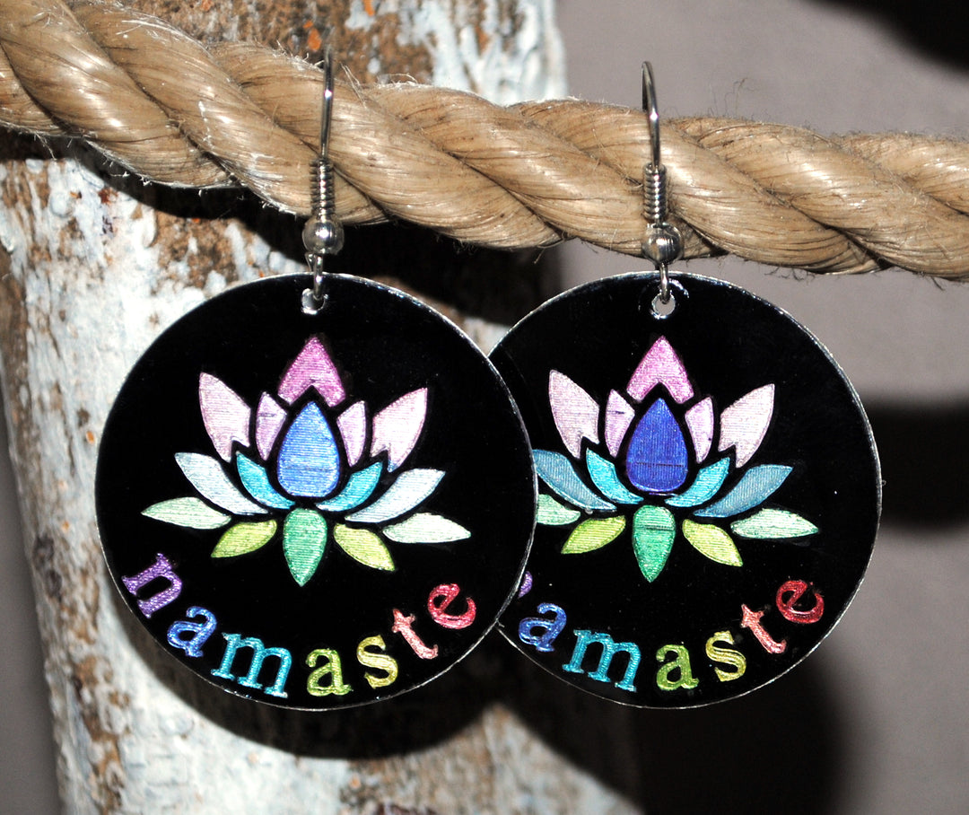 Lotus Namaste Oorbellen