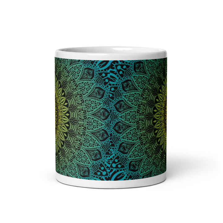Blue Lagoon Mandala Mug | Lagoon Mandala Mug | Mandala Stone
