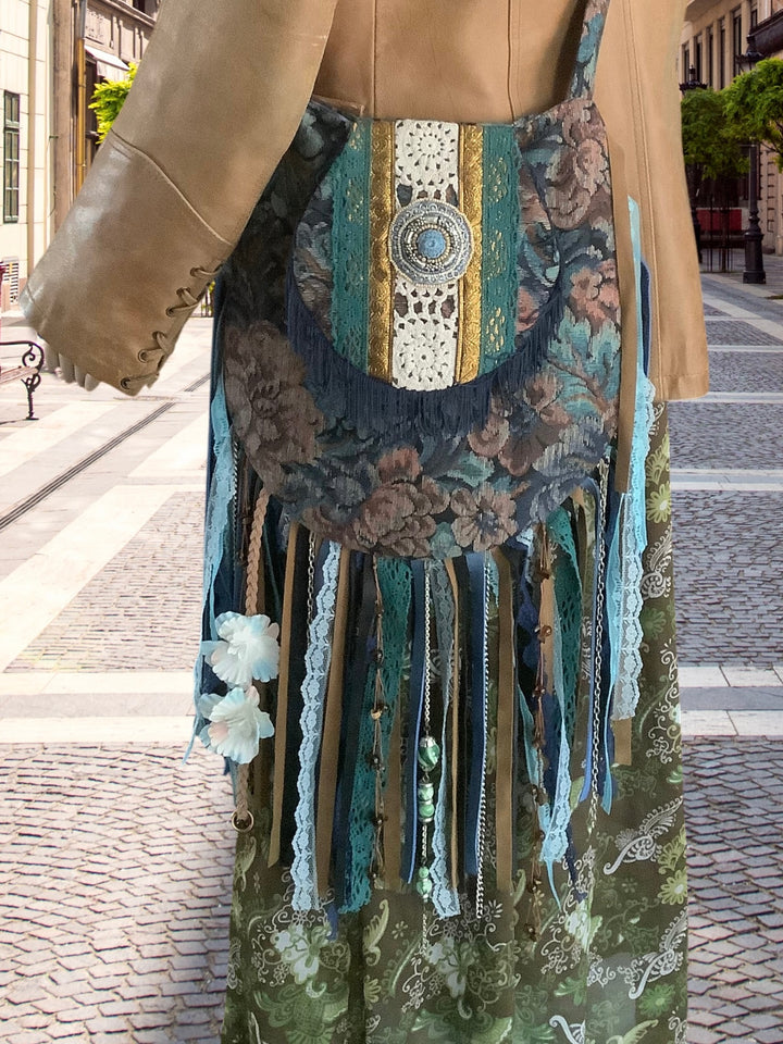 Crossbody Bag in Rich Petrol