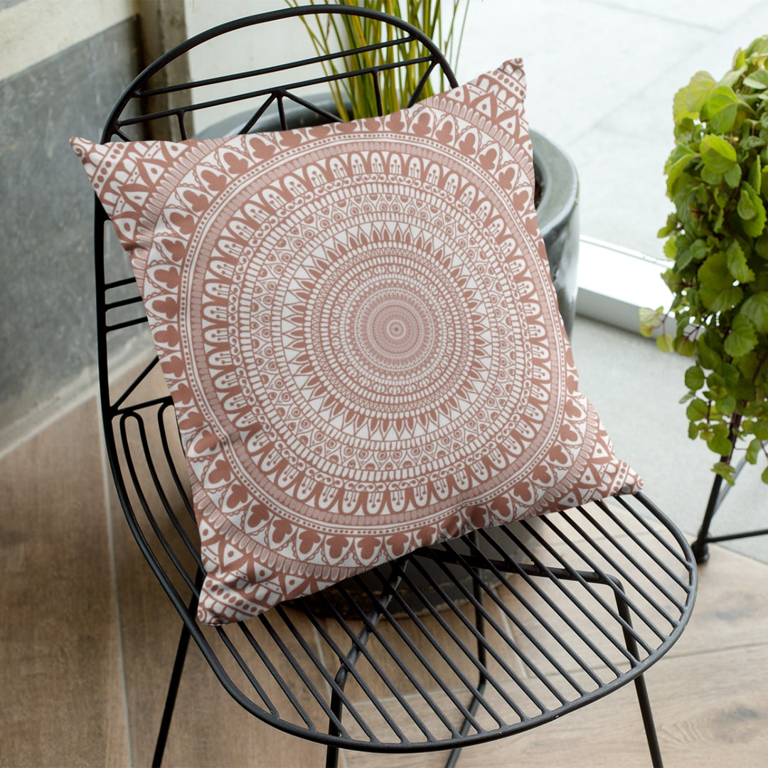 Pillow Case Mandala Mehndi Naturel Colors