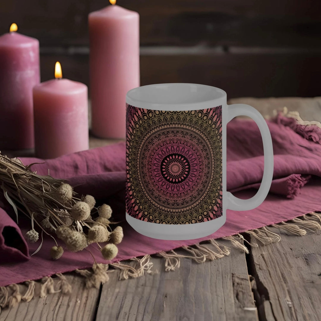 Bohemian Sunshine: Mehndi Mandala mok in zomerkleuren