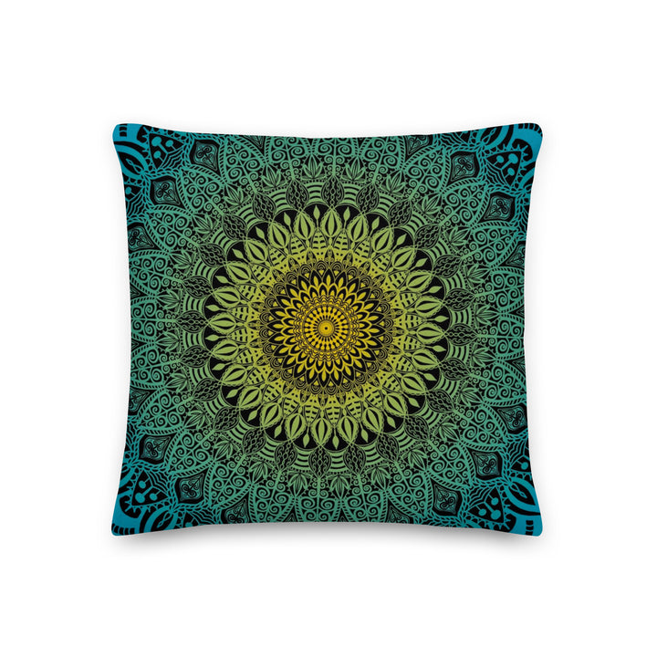 Blue Lagoon : Mandala Pillow Cover for Tranquil Moments