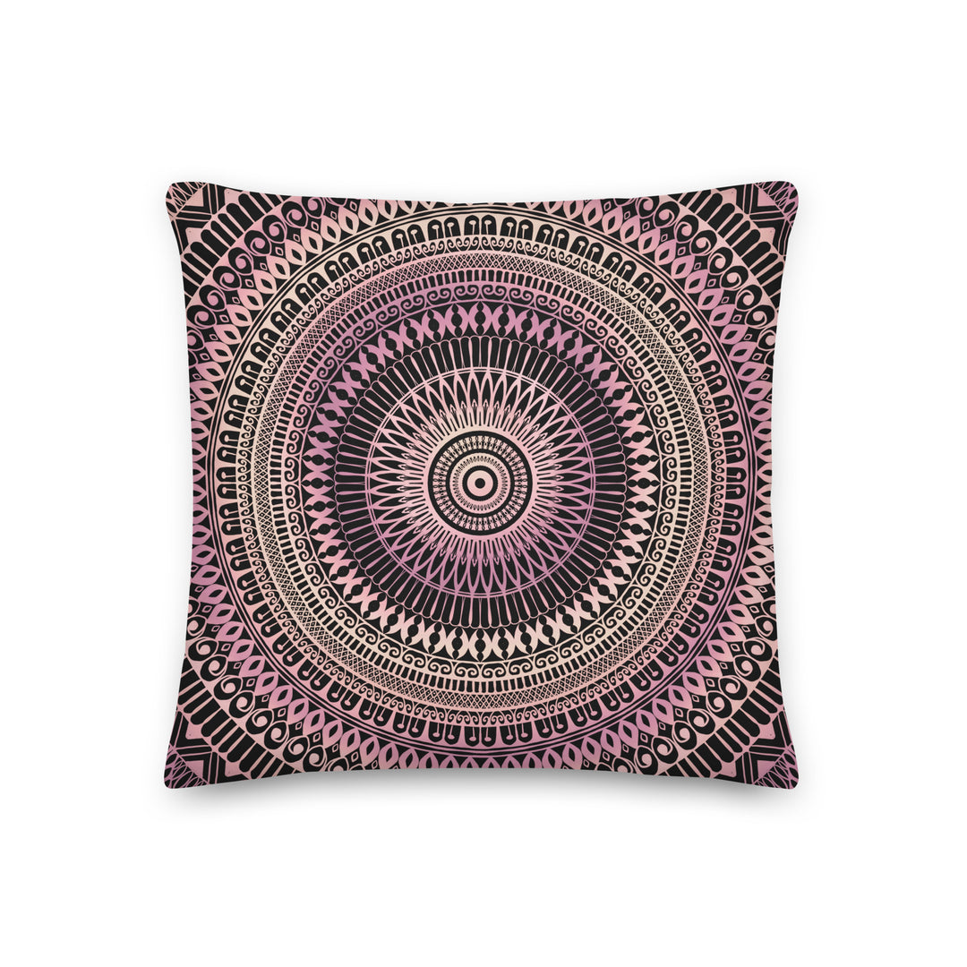 Graceful Mandala kussenhoes, Henna Design zachtroze