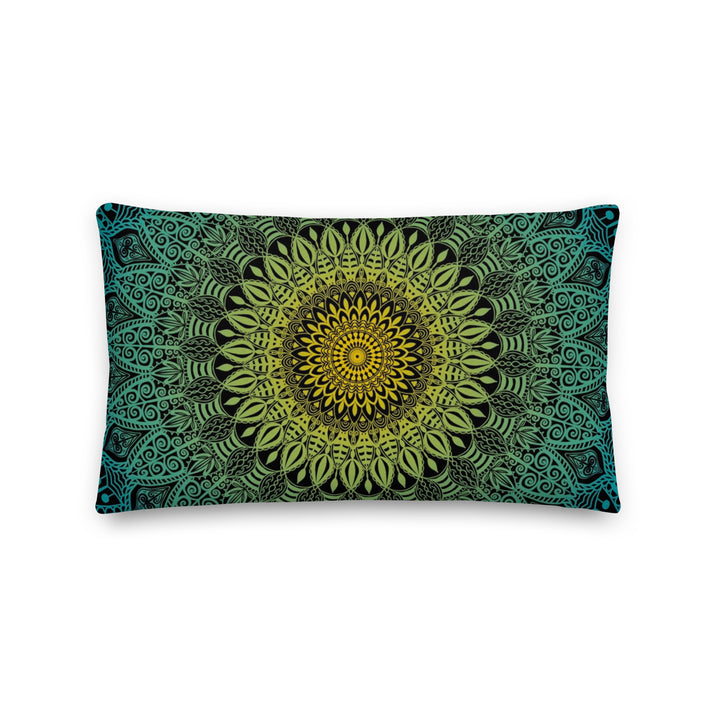 Blue Lagoon : Mandala Pillow Cover for Tranquil Moments