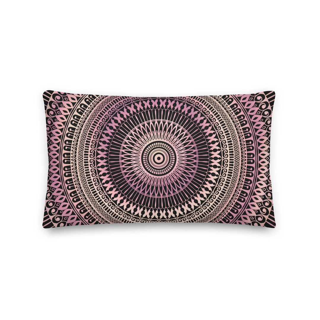 Graceful Mandala kussenhoes, Henna Design zachtroze