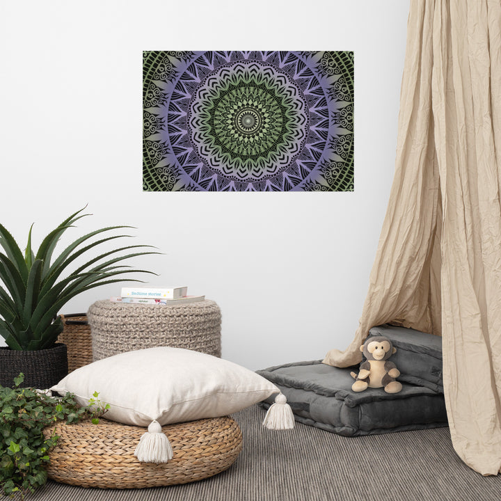 Poster Mandala Ontwerp "Mehndi Magie"