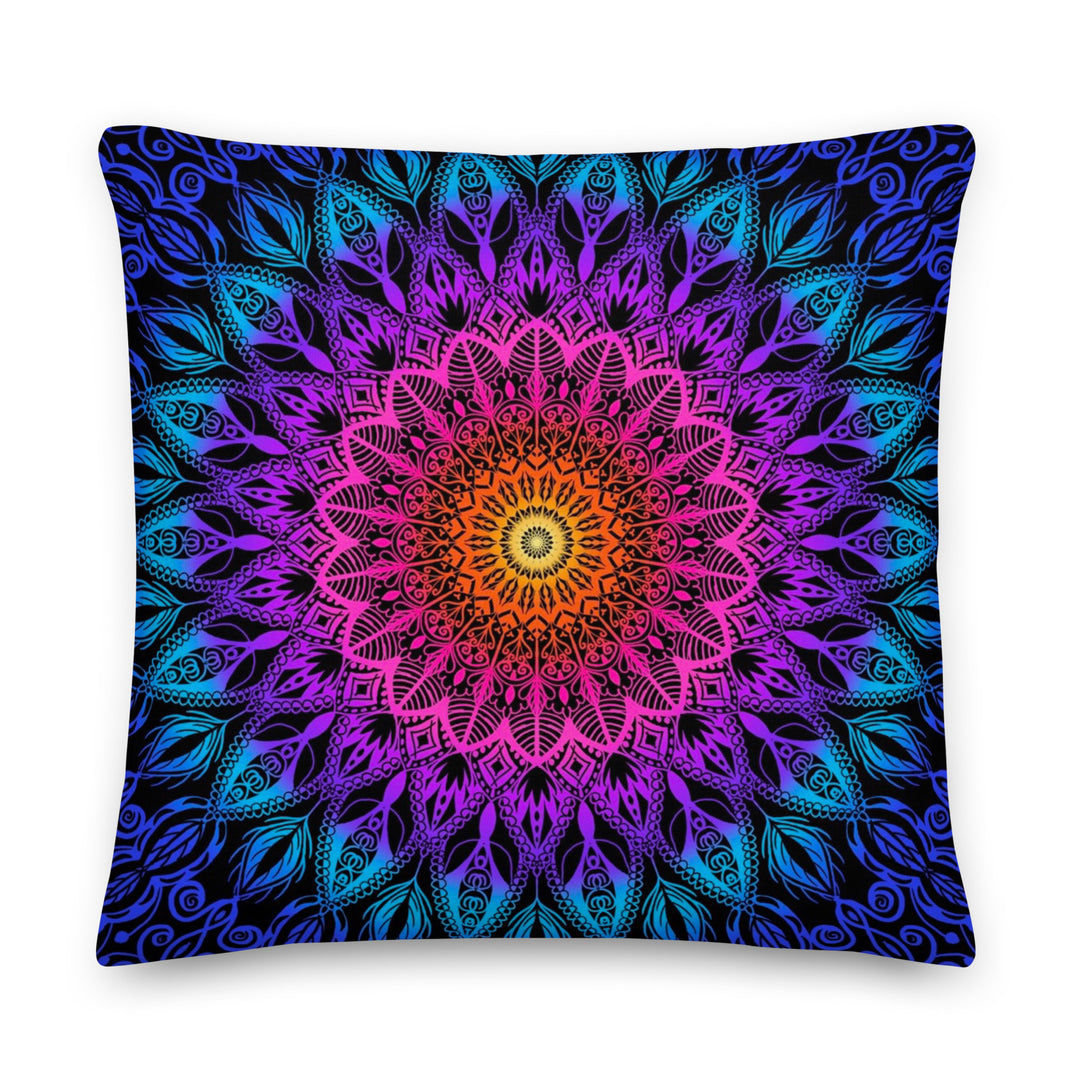Boho Fiesta Decorative Pillow | Throw Pillow | Mandala Stone