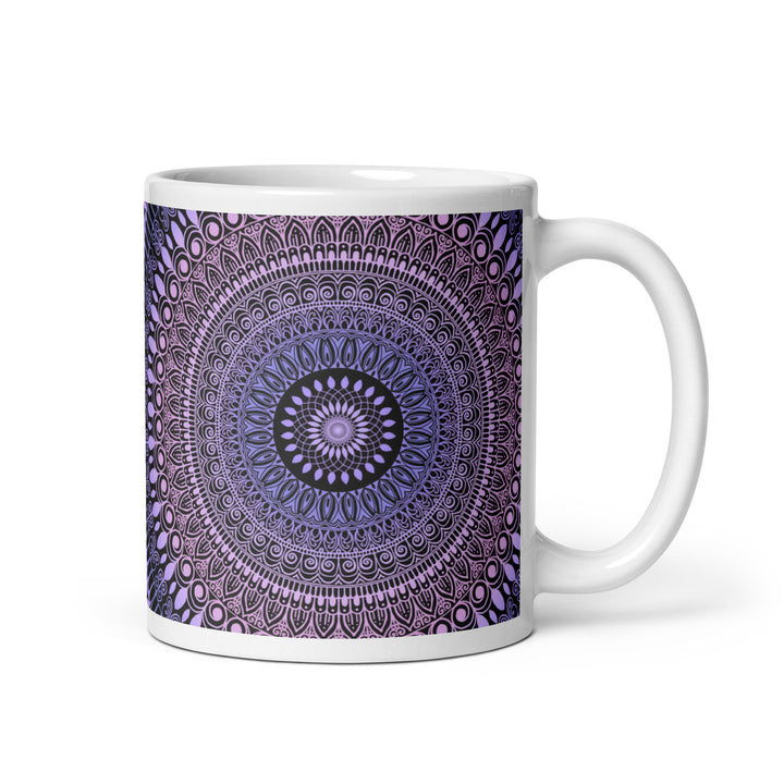 Mystical Lavender: Light Pink& Light Lavender Mandala Mug