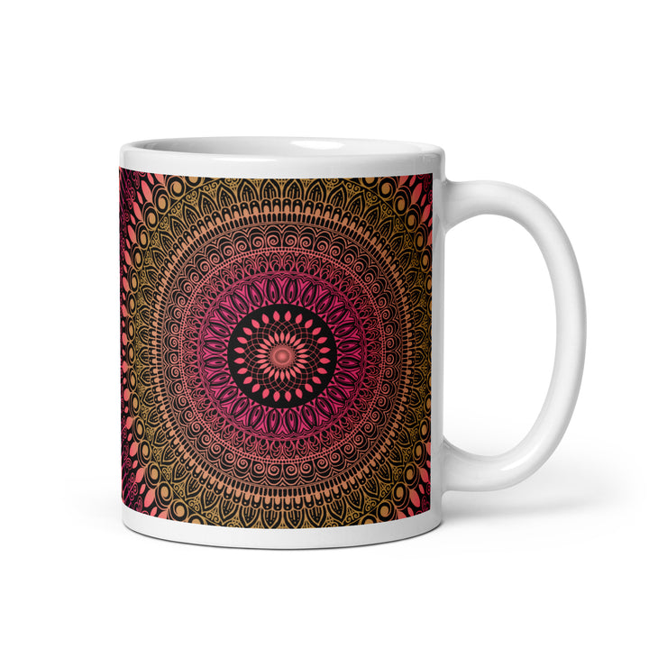 Bohemian Sunshine Mug | Mehndi Mandala Mug | Mandala Stone